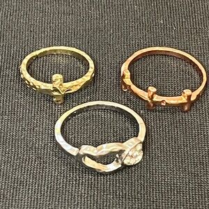 NWT 22 3-piece Ring Sets on Cards